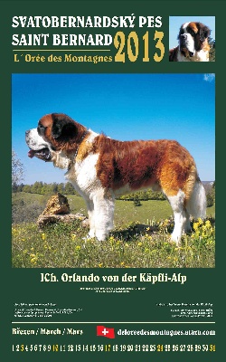 De L'orée Des Montagnes - Calendrier 2013